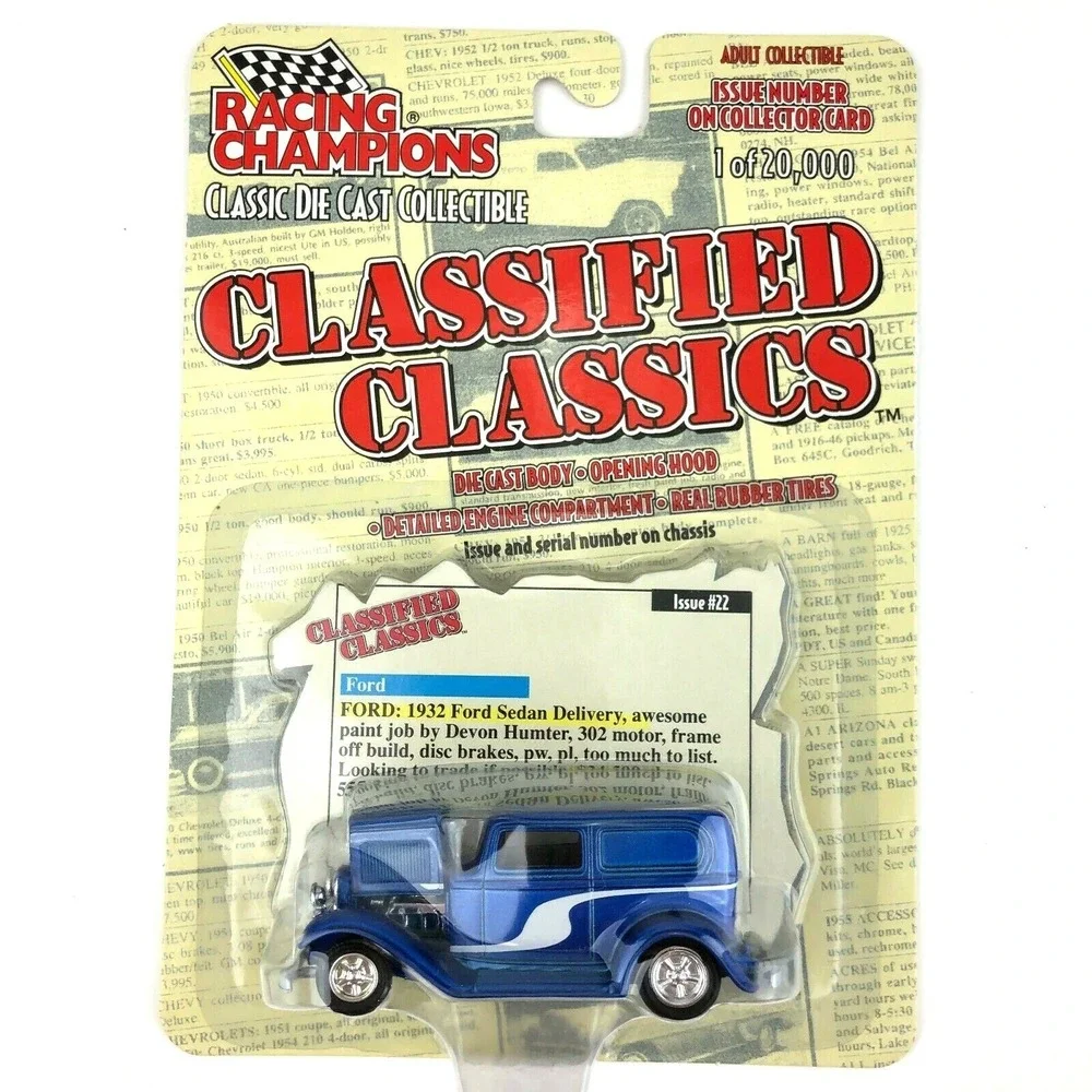 Racing Champions Classified Classics 1932 32 Ford Sedan‎ Delivery Die Cast 1/64